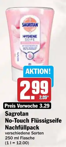 AEZ Sagrotan No-Touch Flüssigseife Nachfüllpack Angebot