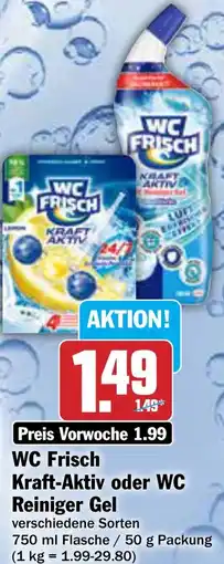 AEZ WC Frisch Kraft-Aktiv oder WC Reiniger Gel Angebot