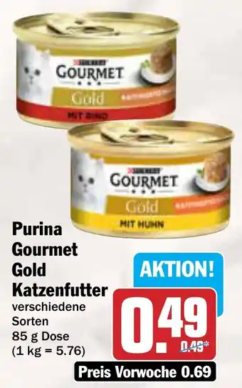 AEZ Purina Gourmet Gold Katzenfutter Angebot