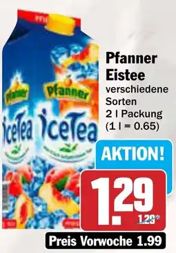 AEZ Pfanner Eistee Angebot