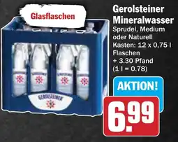 AEZ Gerolsteiner Mineralwasser Angebot
