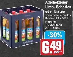 AEZ Adelholzener Limo, Schorlen oder Eistee Angebot