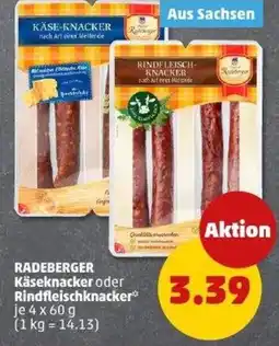 PENNY RADEBERGER Käseknacker oder Rindfleischknacker Angebot