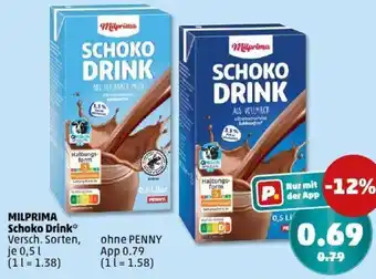 PENNY MILPRIMA Schoko Drink Angebot