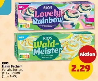 PENNY RIOS Eis im Becher Angebot
