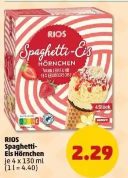 PENNY RIOS Spaghetti- Eis Hörnchen Angebot