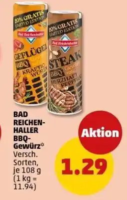 PENNY Bad worz reichen- haller bbq- Gewürz Angebot