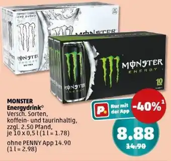 PENNY MONSTE Energydrink Angebot