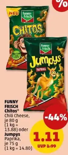 PENNY FUNNY FRISCH Chitos oder Jumpys Angebot