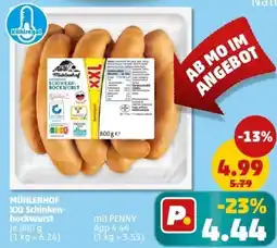 PENNY MÜHLENHOF XXL Schinken- bockwurst Angebot