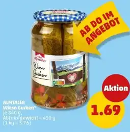 PENNY ALMTALER Wiesn Gurken Angebot