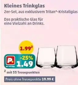 PENNY Kleines Trinkglas Angebot