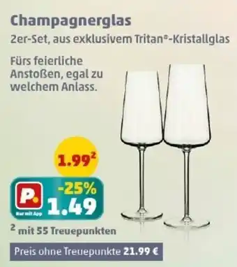 PENNY Champagnerglas Angebot