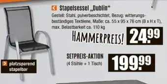 V Baumarkt Stapelsessel,,Dublin" Angebot