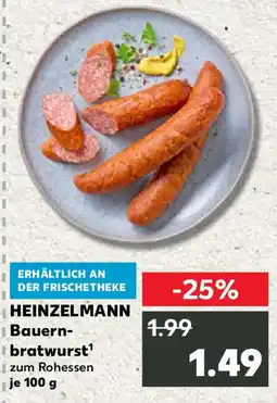 Kaufland HEINZELMANN Bauernbratwurst Angebot
