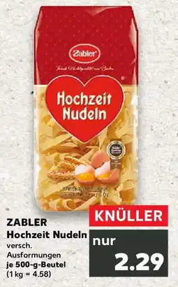 Kaufland Zabler Hochzeit Nudeln Angebot