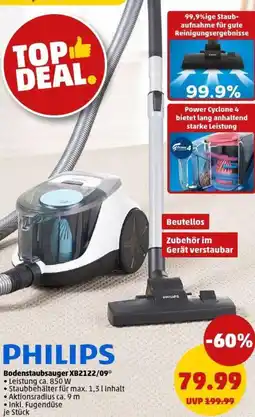 PENNY PHILIPS Bodenstaubsauger XB2122/09 Angebot