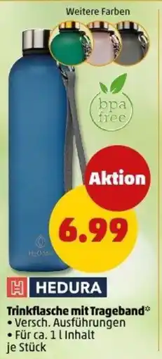 PENNY HHEDURA Trinkflasche mit Trageband Angebot