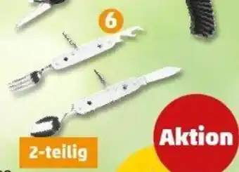PENNY TREKSTONE Trekkingwerkzeug 2-teiliges Besteck-Set Angebot