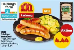 PENNY WOLF Thüringer Bratwurst Angebot
