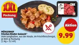 PENNY MÜHLENHOF Frisches Rinder-Gulasch Angebot