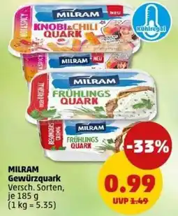 PENNY MILRAM Gewürzquark Angebot