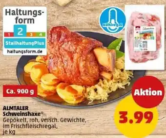 PENNY ALMTALER Schweinshaxe Angebot