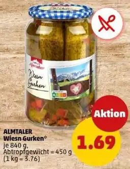 PENNY ALMTALER Wiesn Gurken Angebot