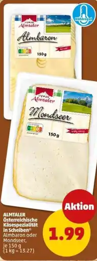 PENNY ALMTALER Österreichische Käsespezialität in Scheiben Angebot