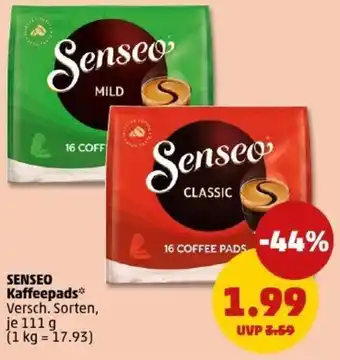 PENNY SENSEO Kaffeepads Angebot