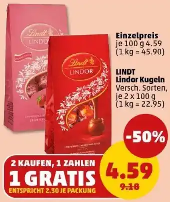 PENNY LINDT Lindor Kugeln Angebot