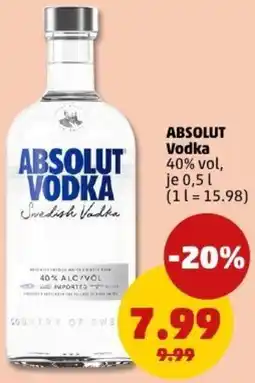 PENNY ABSOLUT Vodka Angebot