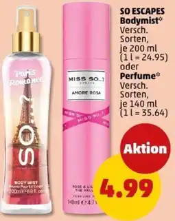 PENNY SO ESCAPES Bodymist oder Perfume Angebot