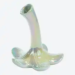 NKD Keramik-Vase in Perlmutt-Optik, ca. 14x14x17cm Angebot