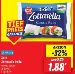Lidl Zott Zottarella Rolle Angebot