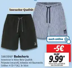 Lidl SANSIBAR Badeshorts Angebot