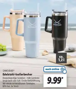 Lidl SANSIBAR Edelstahl-Isolierbecher Angebot