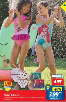 Lidl Kinder-Bademode Angebot