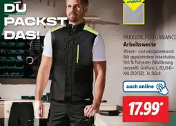 Lidl PARKSIDE PERFORMANCE Arbeitsweste Angebot