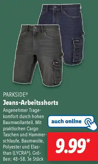 Lidl PARKSIDE Jeans-Arbeitsshorts Angebot
