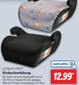 Lidl ULTIMATE SPEED Kindersitzerhöhung Angebot