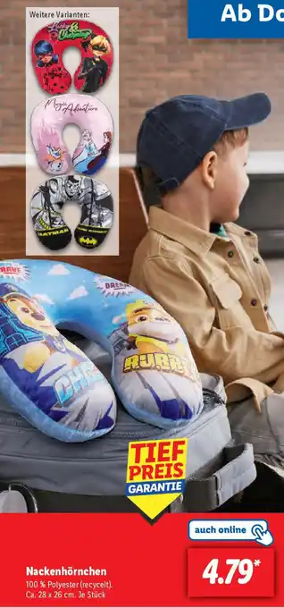 Lidl Nackenhörnchen Angebot