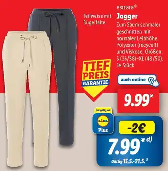 Lidl Esmara Jogger Angebot