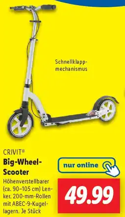 Lidl CRIVIT Big-Wheel Scooter Angebot