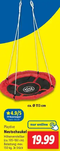 Lidl Playtive Nestschaukel Angebot