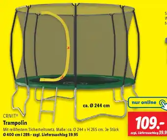 Lidl CRIVIT Trampolin Angebot