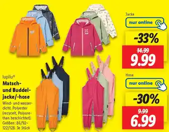 Lidl lupilu Matsch- und Buddeljacke/-hose Angebot