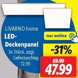 Lidl LIVARNO home LED Deckenpanel Angebot