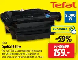 Lidl Tefal OptiGrill Elite Angebot