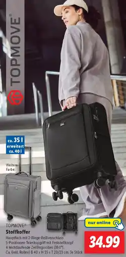 Lidl TOPMOVE Stoffkoffer Angebot
